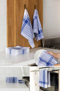 10 Pack Luxury Dish Towel and Kitchen Napkin 50x70 Cm Daily Blue