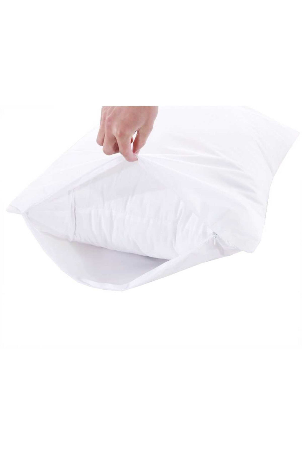 4-Piece Waterproof Pillow Protector Cotton Zippered 50x70