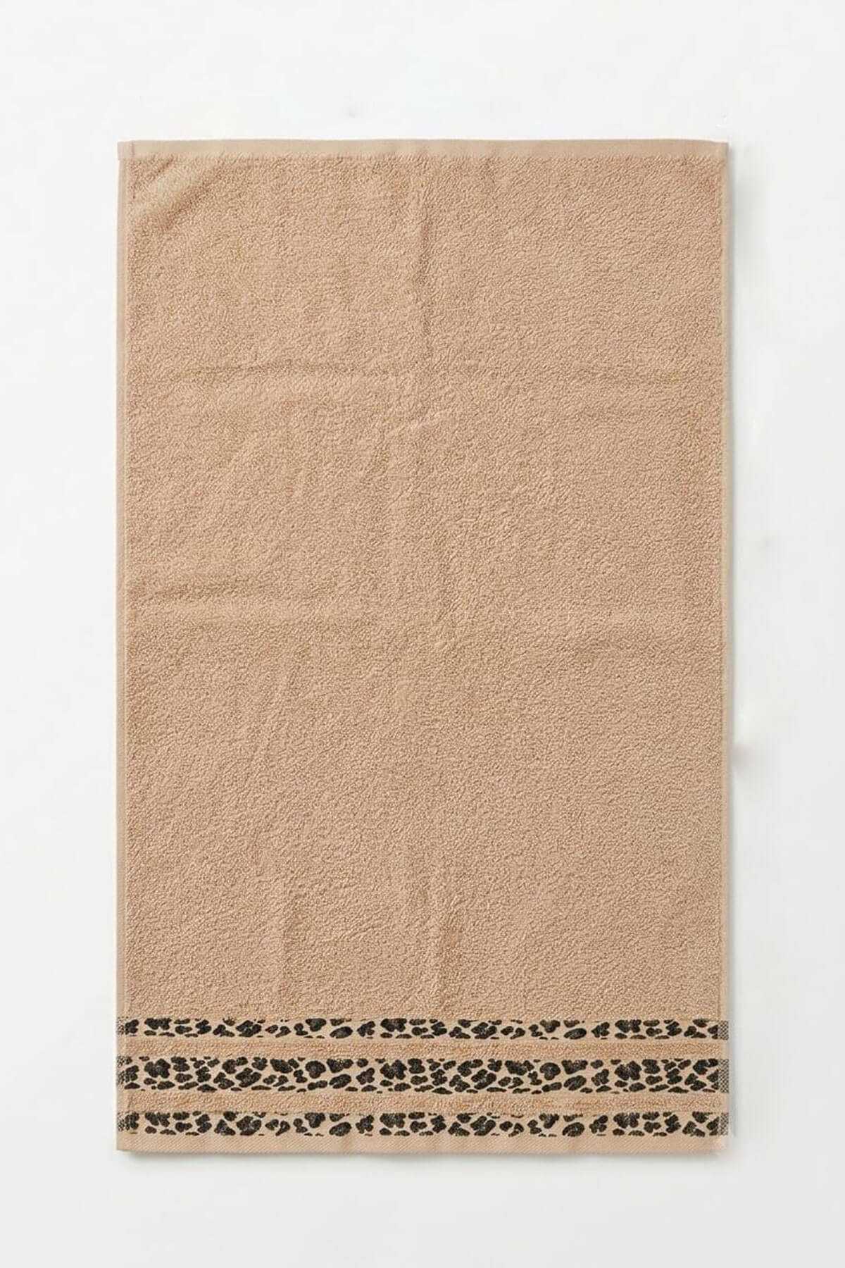 4-Piece Hand Face Towel Set 100% Cotton 50x90 cm Savannah Sand Beige