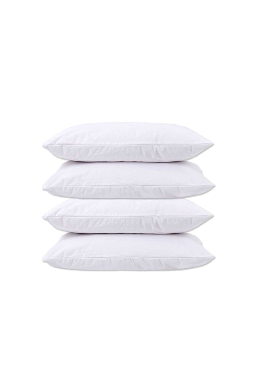 4-Piece Waterproof Pillow Protector with Cotton Cover 50x70+20