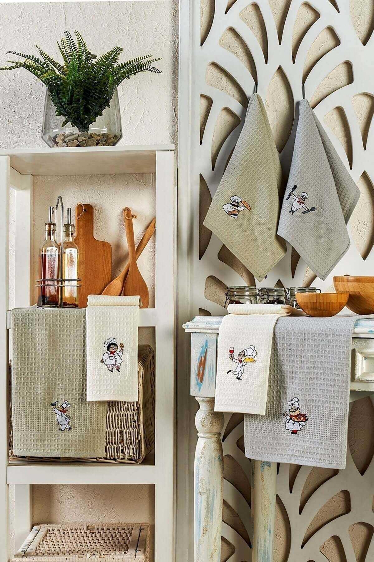 6 Piece Kitchen Towel 40 X 60 Cm Chef
