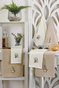 6 Piece Kitchen Towel 40 X 60 Cm Coffee
