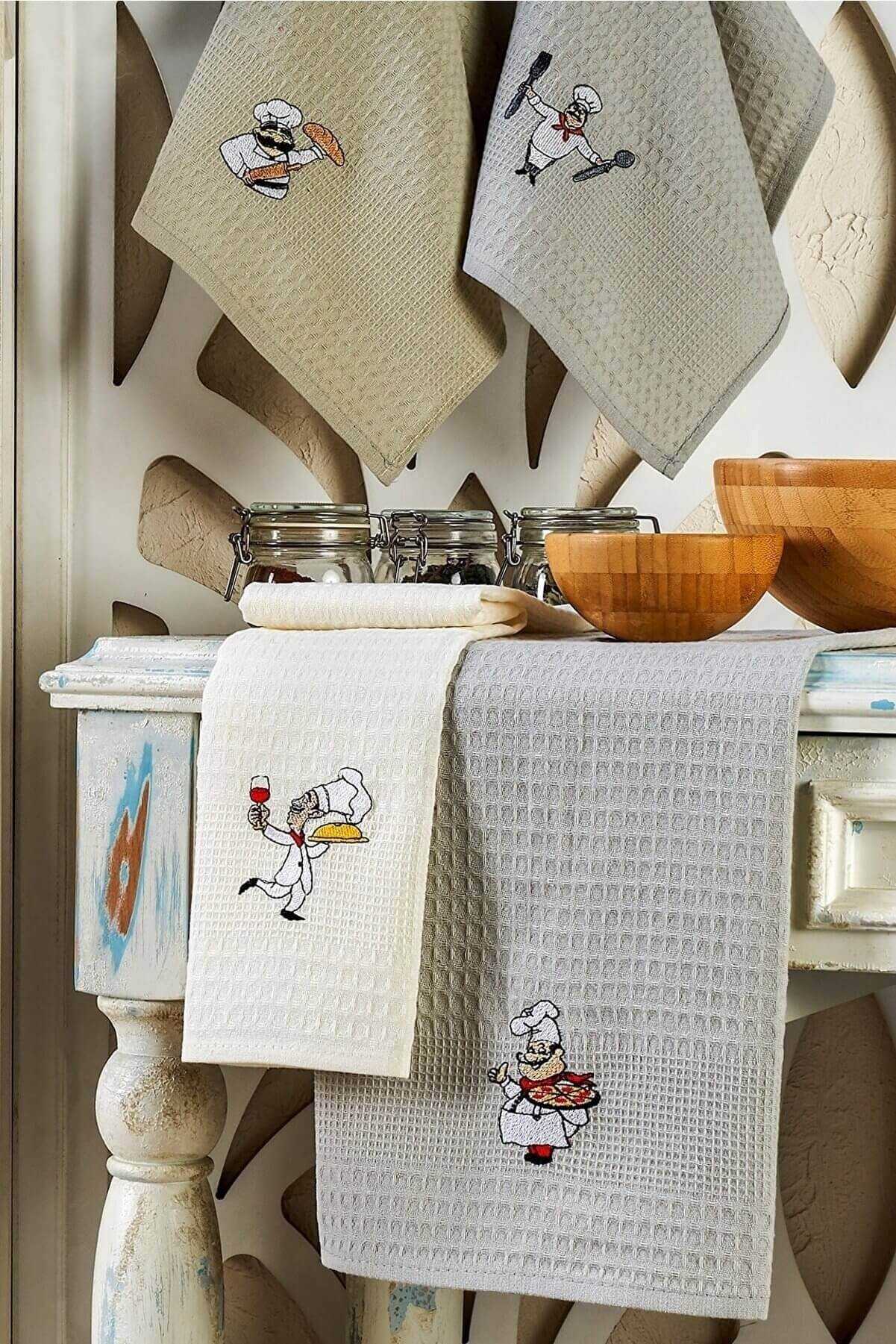 6 Piece Kitchen Towel 40 X 60 Cm Chef