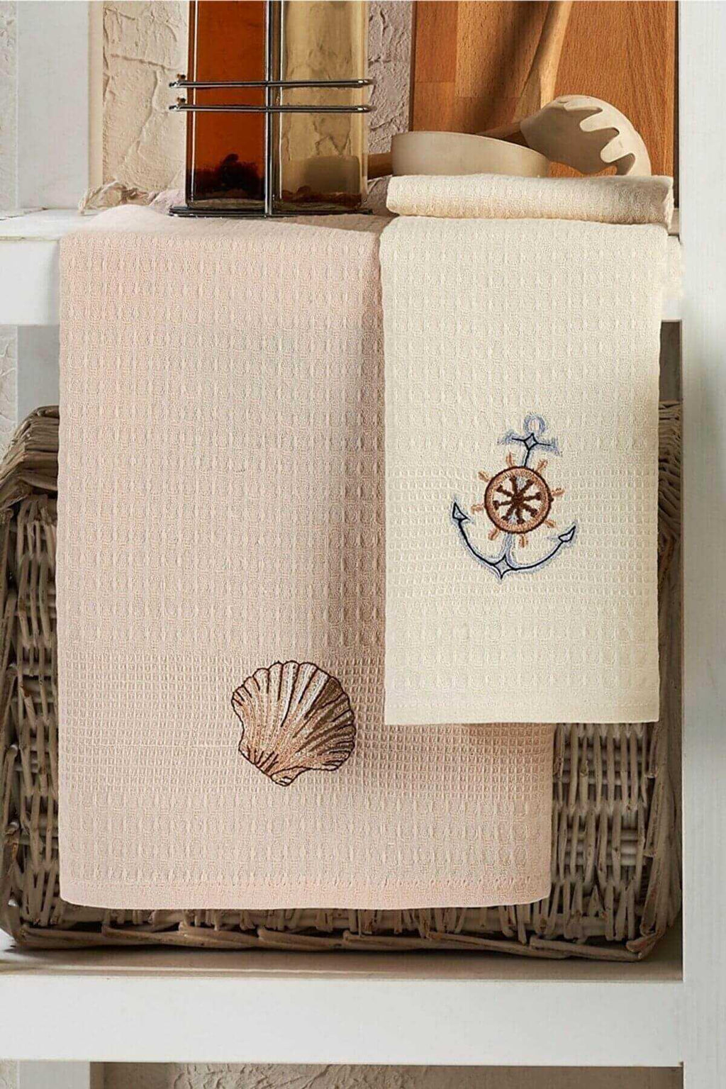6 Piece Kitchen Dish Towel 40 X 60 Cm Sea