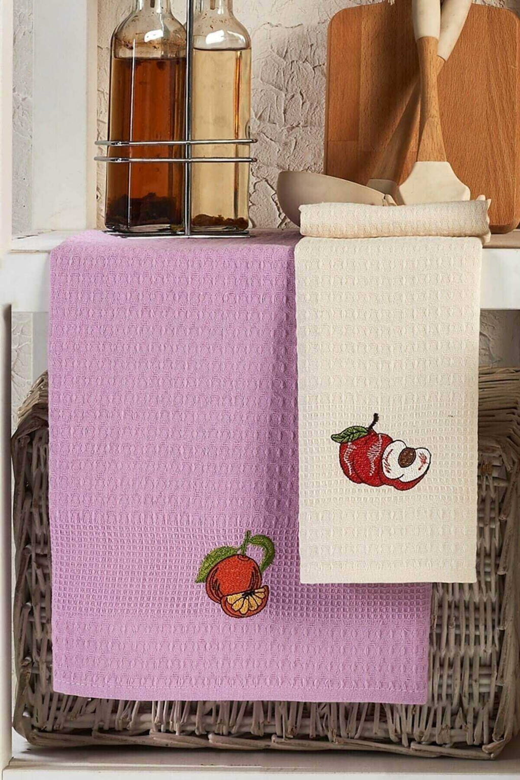 6 Piece Kitchen Towel 40 X 60 Cm Fruit