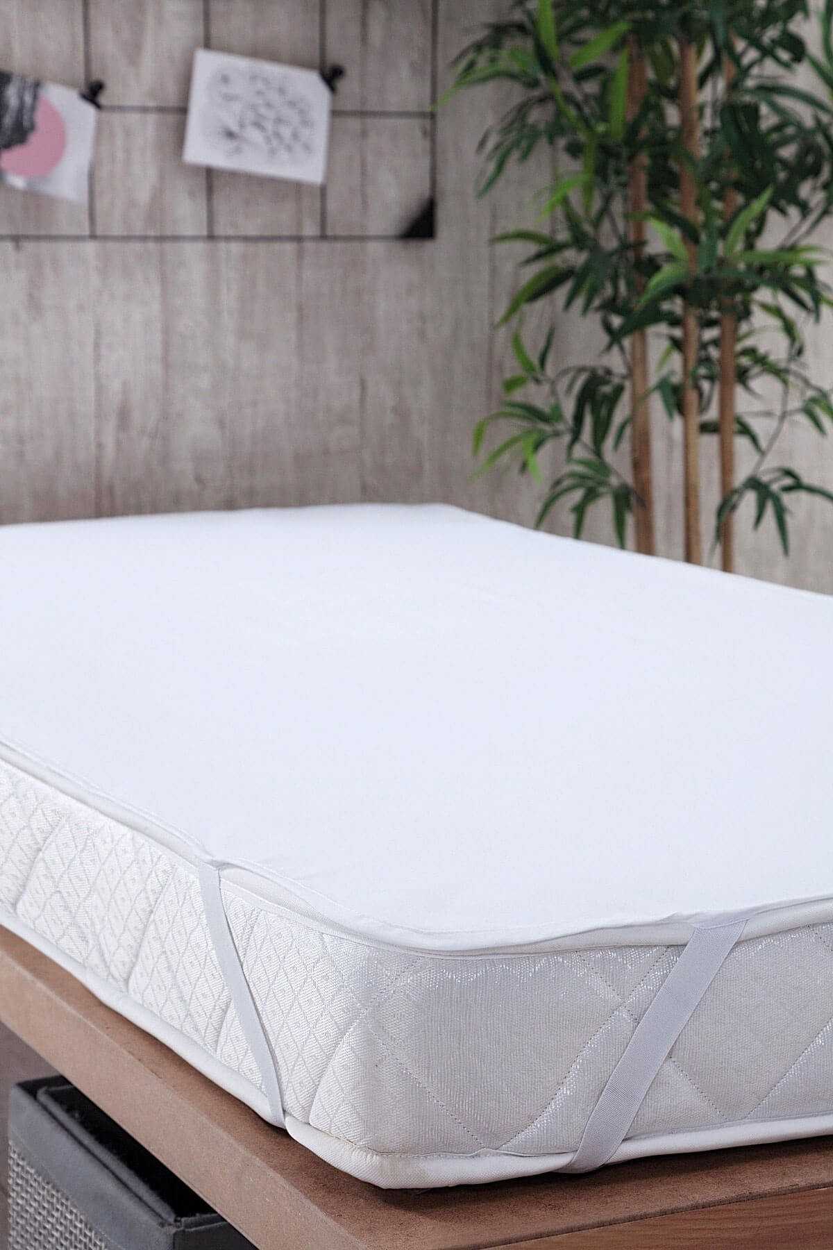 150x200 Double Size Mattress Protector 4 Corner Elasticated Cotton Bed Protector