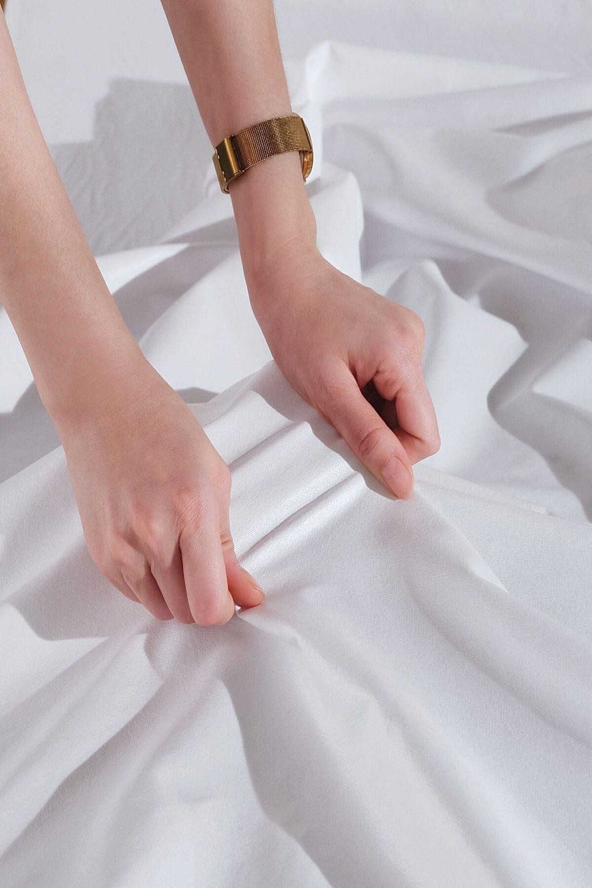 200x200 Double Fitted Mattress Protector with Cotton Corners