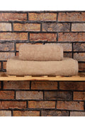 2 Piece 100% Cotton Soft Luxury Bath Towel Set Coffee