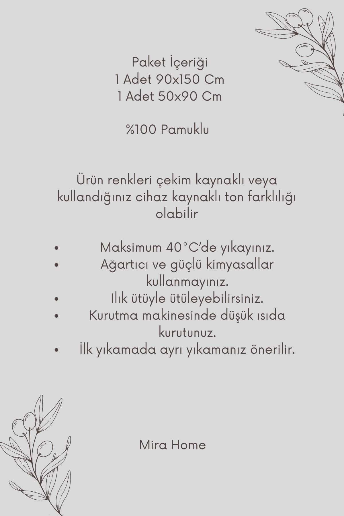 2 Parça Banyo Havlu Takımı %100 Pamuklu Çubuk Desen Sarı
