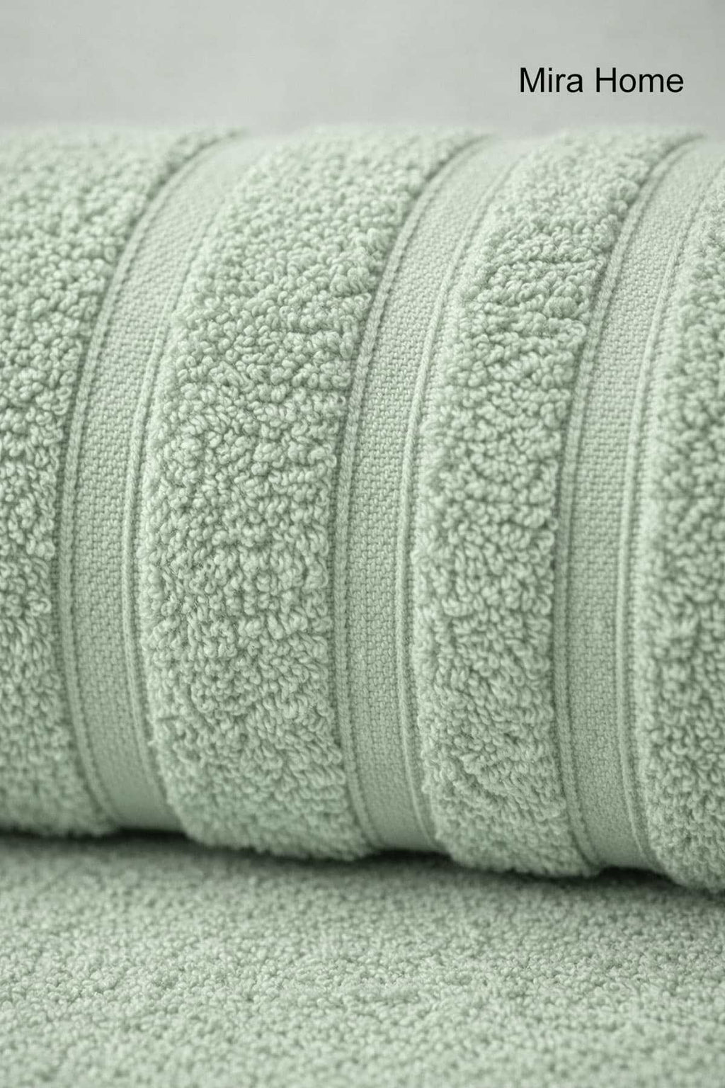 2 Piece Cotton Bath Towel Set Ayla Green