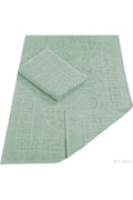 2-Piece Bath Mat %100 Cotton 50X70 Cm Menesch Green